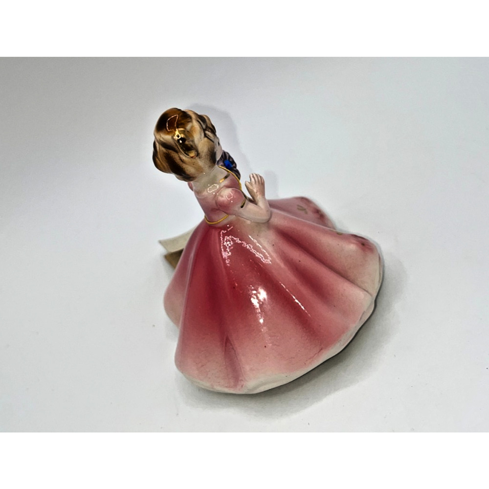 VINTAGE MID-CENTURY JAPAN JOSEF ORIGINAL SEPTEMBER SAPPHIRE GIRL FIGURINE W/TAGS - Picture 10 of 16